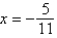 <strong>Solve: </strong> A) B) C) D) E)