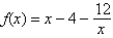 <strong>Which of the following is a zero of the given function? , , , </strong> A) B) C) D) E)none of these