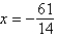<strong>Solve the following equation. </strong> A) B) C) D) E)