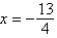 <strong>Solve the following equation. </strong> A) B) C) D) E)