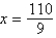 <strong>Solve the following equation. </strong> A) B) C) D) E)