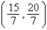 <strong>Determine any point(s) of intersection between the following equations. </strong> A) B) C) D) E)