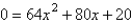 <strong>Solve using the quadratic formula.</strong> A) B) C) D) E)