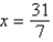 <strong>Solve: </strong> A) B) C) D) E)