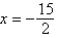 <strong>Solve the following equation. </strong> A) B) C) D) E)