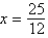 <strong>Solve the following equation. </strong> A) B) C) D) E)