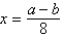 <strong>Solve for x: </strong> A) B) C) D) E)