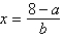 <strong>Solve for x: </strong> A) B) C) D) E)