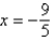 <strong>Solve the following equation. </strong> A) B) C) D) E)