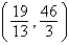 <strong>Determine any point(s) of intersection between the following equations. </strong> A) B) C) D) E)