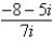 <strong>Simplify and write the answer in standard form.</strong> A) B) C) D) E)
