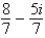 <strong>Simplify and write the answer in standard form.</strong> A) B) C) D) E)