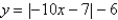 Find the x-intercepts of the graph of the equation   .