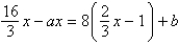 Solve for x:  