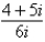 Simplify   and write the answer in standard form.