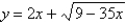 Find the x-intercepts of the graph of the equation  
