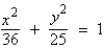<strong>Find the standard form of the equation of the ellipse with vertices and eccentricity .</strong> A) B) C) D) E)