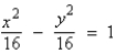 <strong>Find the standard form of the equation of the hyperbola with the given characteristics. foci: asymptotes: </strong> A) B) C) D) E)