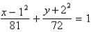 <strong>Find the standard form of the equation of the ellipse with the given characteristics. foci: endpoints of the major axis: </strong> A) B) C) D) E)