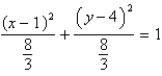 <strong>Identify the conic by writing the equation in standard form. </strong> A) ; ellipse B) ; circle C) ; circle D) ; ellipse E) ; circle0
