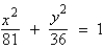 <strong>Find the standard form of the equation of the ellipse with vertices and eccentricity .</strong> A) B) C) D) E)