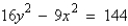 <strong>Find the vertices and asymptotes of the hyperbola. </strong> A)vertices: asymptote: B)vertices: asymptote: C)vertices: asymptote: D)vertices: asymptote: E)vertices: asymptote: