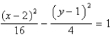 <strong>Find the standard form of the equation of the hyperbola with the given characteristics. vertices: (-2, 1), (6, 1) Asymptotes: </strong> A) B) C) D) E)