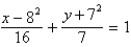 <strong>Find the standard form of the equation of the ellipse with the given characteristics. foci: endpoints of the major axis: </strong> A) B) C) D) E)