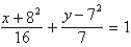 <strong>Find the standard form of the equation of the ellipse with the given characteristics. foci: endpoints of the major axis: </strong> A) B) C) D) E)