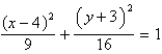 <strong>Identify the conic by writing the equation in standard form. </strong> A) ; circle B) ; ellipse C) ; ellipse D) ; ellipse E) ; ellipse