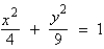 <strong>An elliptical stained-glass insert is to be fitted in a rectangular opening (see figure). Using the coordinate system shown, find an equation for the ellipse. </strong> A) B) C) D) E)
