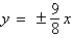 <strong>Find the vertices and asymptotes of the hyperbola. </strong> A)vertices: asymptote: B)vertices: asymptote: C)vertices: asymptote: D)vertices: asymptote: E)vertices: asymptote: