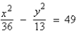 <strong>Find the standard form of the equation of the hyperbola with the given characteristics. vertices: foci: </strong> A) B) C) D) E)
