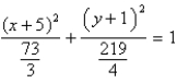 <strong>Identify the conic by writing the equation in standard form. </strong> A) ; ellipse B) ; ellipse C) ; ellipse D) ; ellipse E) ; circle