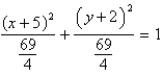 <strong>Identify the conic by writing the equation in standard form. </strong> A) ; ellipse B) ; ellipse C) ; circle D) ; circle E) ; circle0
