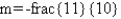 <strong>Find the slope of the line passing through the pair of points: P (-19,-5); Q (-9,6)</strong> A) B) C) D) E)