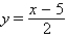 <strong>Find the inverse of the one-to-one function. y = 5x + 2</strong> A) B) C) D) E)none of the above