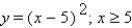 <strong>Determine whether the function is one-to-one. </strong> A)Yes, it is one-to-one. B)No, it isn't one-to-one.