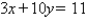 <strong>Find the slope of the line determined by the equation. </strong> A) B) C) D) E)