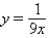 Find the inverse of the one-to-one function.  