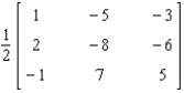 <strong>Find the inverse of the matrix if it exists. </strong> A) B) C) D) E)Does not exist