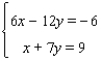 <strong>Solve the system using the inverse method.</strong> A) B) C) D)The system is inconsistent E)The equations are dependent