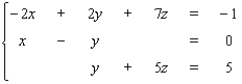 <strong>Solve the system using the inverse method.</strong> A) B) C) D)The system is inconsistent E)The equations are dependent