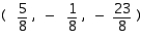 <strong>Use matrices to solve the system. </strong> A) B) C) D)The system is dependent E)No solution