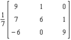 <strong>Find the inverse of the matrix if it exists. </strong> A) B) C) D) E)Does not exist