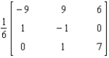 <strong>Find the inverse of the matrix if it exists. </strong> A) B) C) D) E)Does not exist