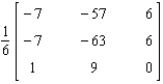 <strong>Find the inverse of the matrix if it exists. </strong> A) B) C) D) E)Does not exist