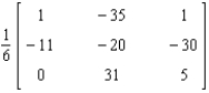 <strong>Find the inverse of the matrix if it exists. </strong> A) B) C) D) E)Does not exist