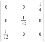 <strong>Find the inverse of the matrix if it exists. </strong> A) B) C) D) E)Does not exist