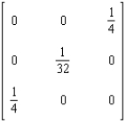 <strong>Find the inverse of the matrix if it exists. </strong> A) B) C) D) E)Does not exist